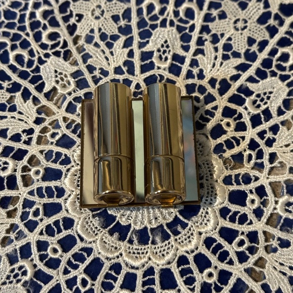 2 Lipstick Case & Lip Fix Mirror - Rare MCM Jeweled Purse Accessory/ Compact NOS - Picture 5 of 6